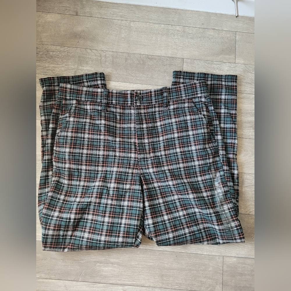 American Eagle Plaid Pants 14 women